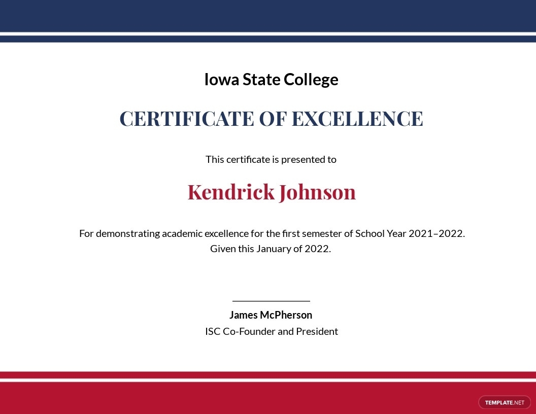 Academic Education Excellence Award Certificate Template In Word with regard to Academic Award Certificate Template