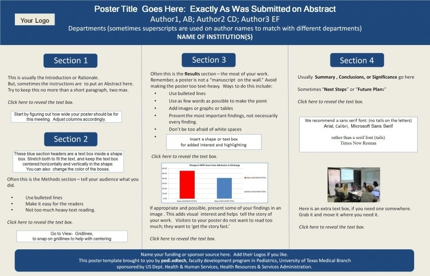 Academic Poster Template Powerpoint ~ Addictionary In Powerpoint Academic Poster Template