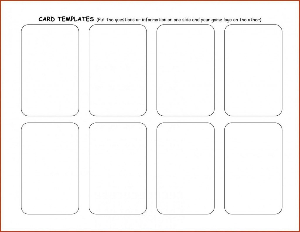 Addictionary Inside Template For Playing Cards Printable