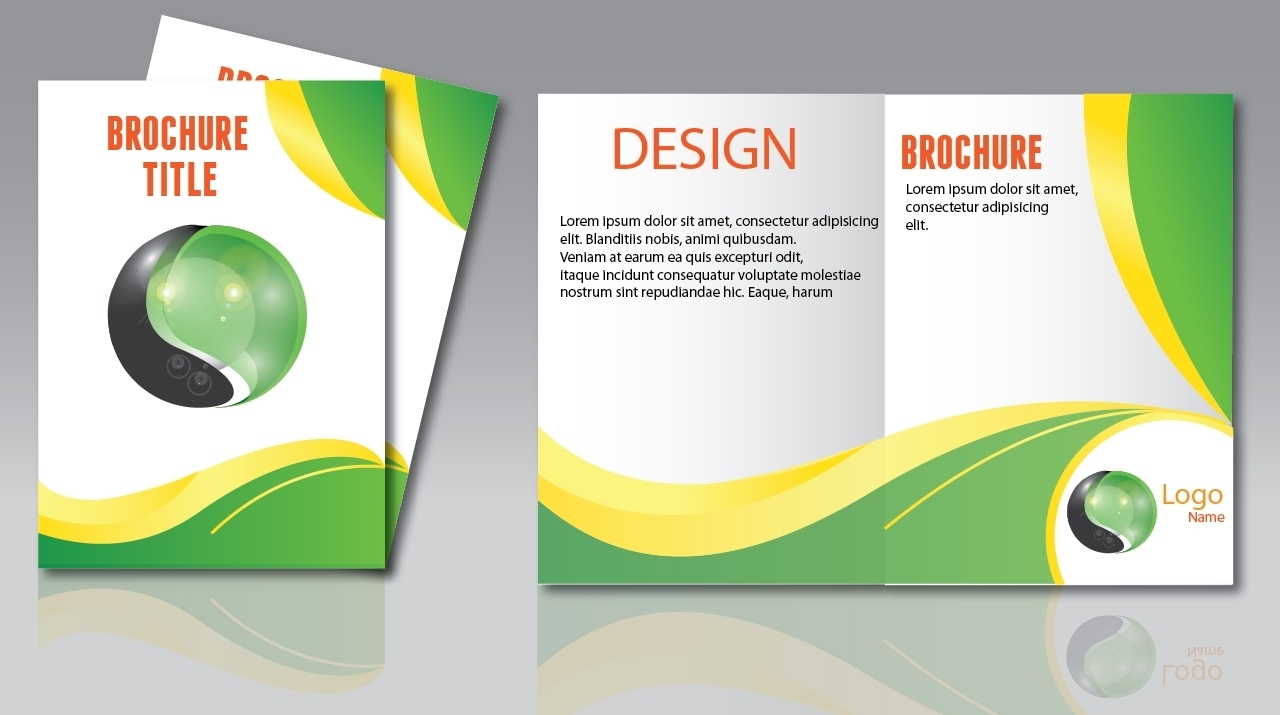 Adobe Illustrator Brochure Design ~ How To Create Simple Bifold Within Brochure Templates Adobe Illustrator