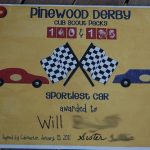 Alpine District Cub Scouts: Pinewood Derby Certificates Intended For Pinewood Derby Certificate Template