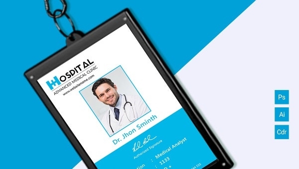 Amazing Hospital Identity Card Template Download | Free & Premium Templates Throughout Hospital Id Card Template