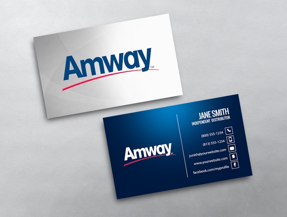 Amway Business Card 01 With Advocare Business Card Template