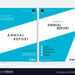 Annual Report Cover Design Template Royalty Free Vector For Cover Page For Annual Report Template