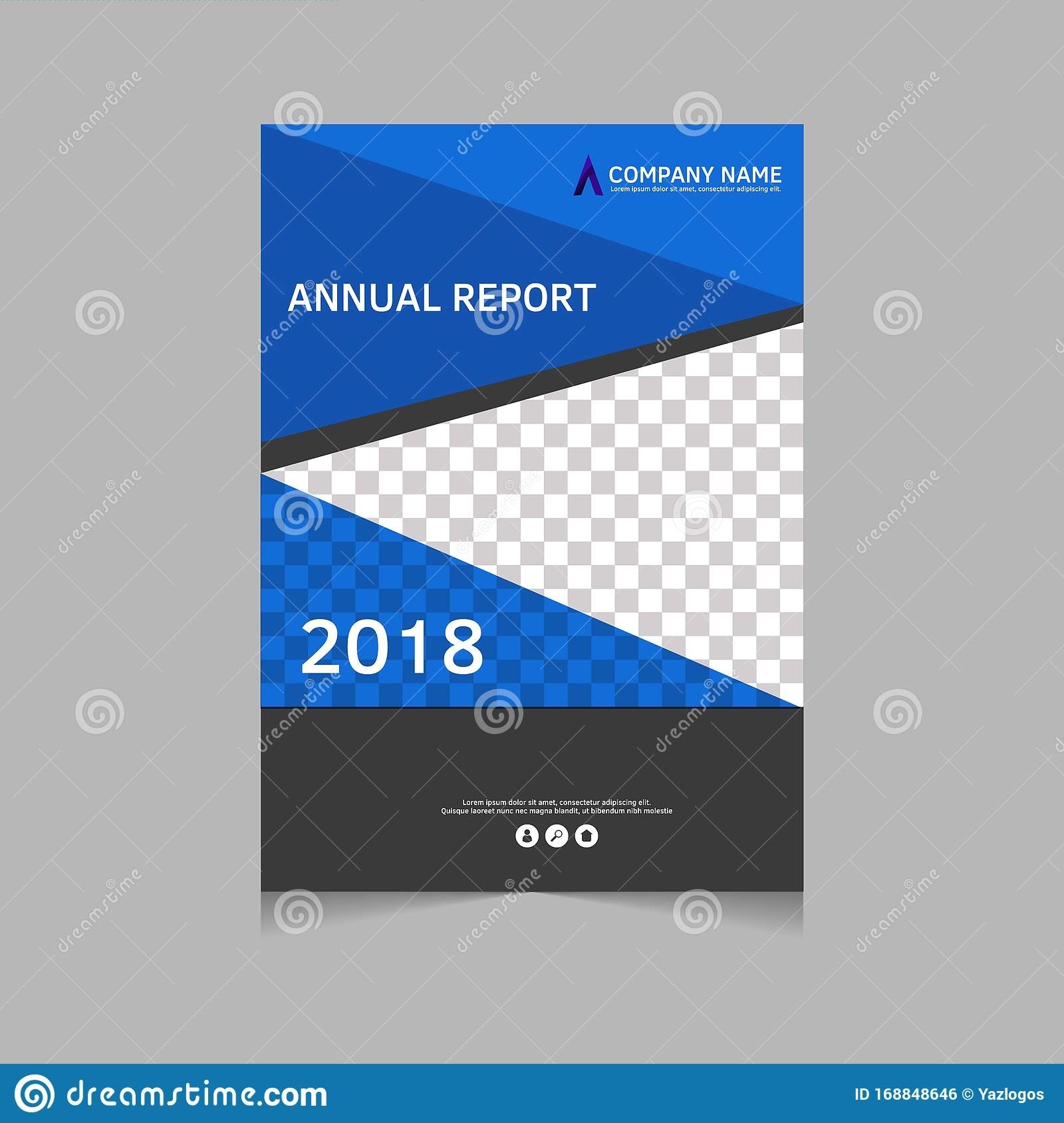 Annual Report, Pamphlet, Presentation, Brochure. Front Page, Book Cover Regarding Report Front Page Template