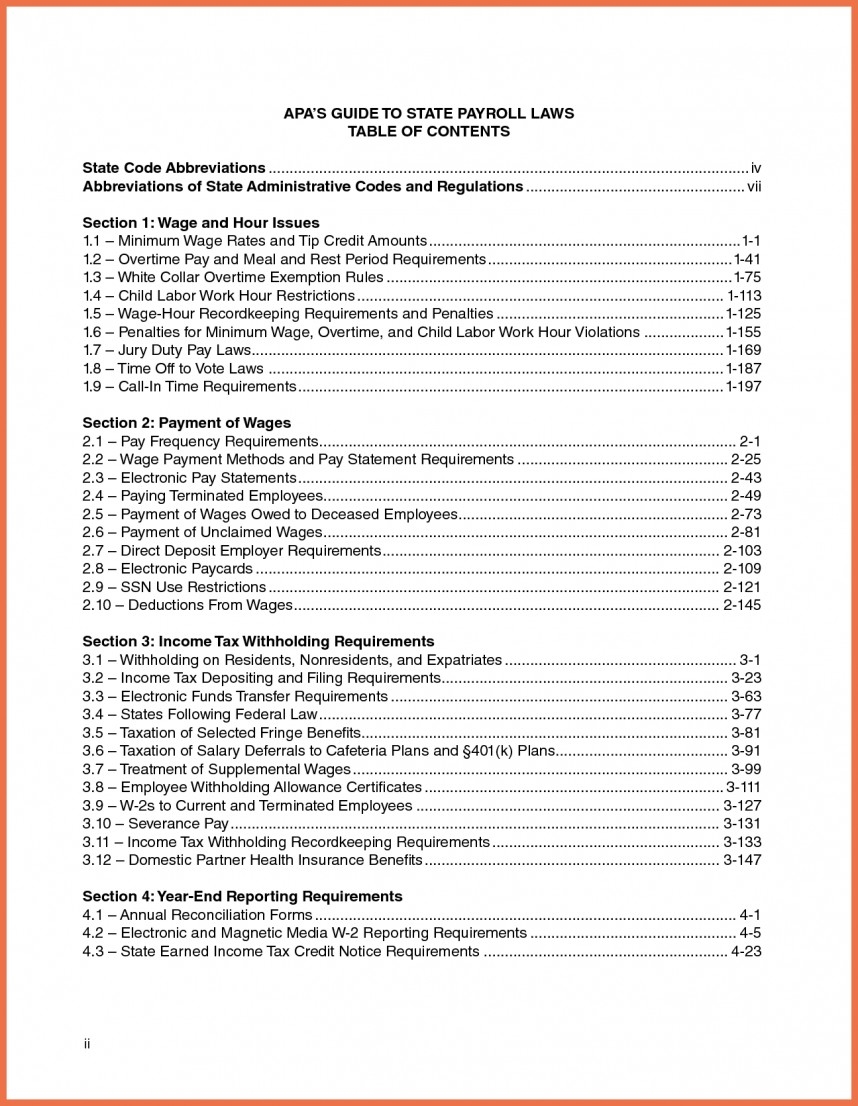 Apa Table Of Contents / Apa Table Of Contents Template Word | Dlhome Intended For Apa Table Template Word
