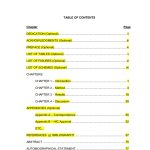 Apa Table Of Contents Template Word for Apa Table Template Word