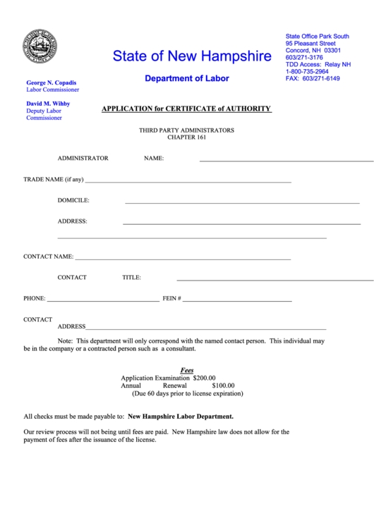 Application For Certificate Of Authority Form Printable Pdf Download Within Certificate Of Authorization Template