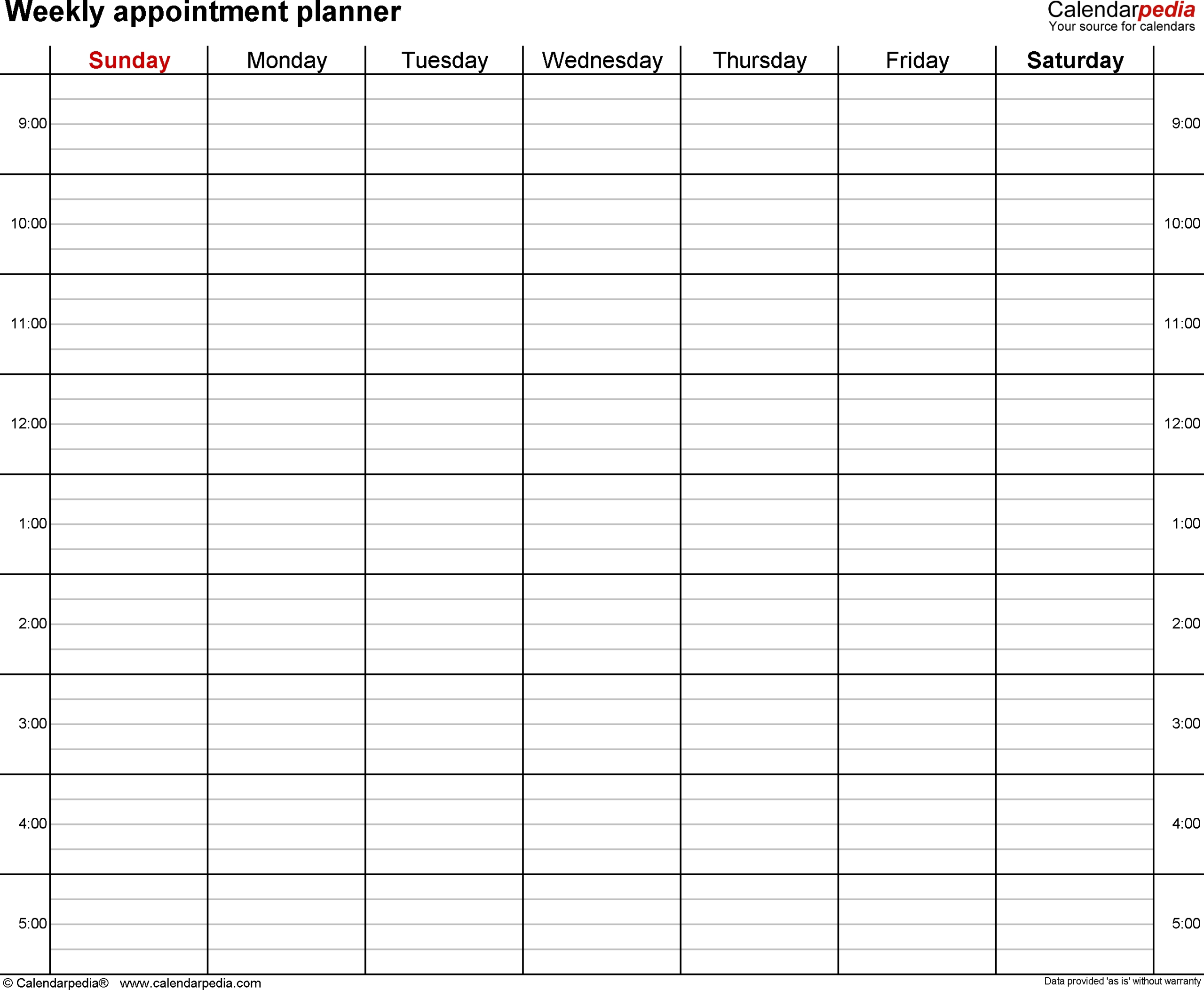 Appointment Sheet Template Word Throughout Appointment Sheet Template Word