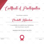 Archery Participation Certificate Design Template In Psd, Word Within Free Templates For Certificates Of Participation