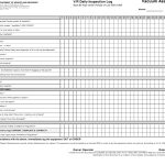 Arizona V/R Daily Inspection Log – Vacuum Assist Systems Download Inside Daily Inspection Report Template