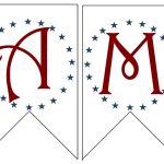 At Second Street: America Banner Free Printable In Printable Letter Templates For Banners