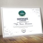 Athena Professional Landscape Certificate Template 000846 – Template With Regard To Landscape Certificate Templates