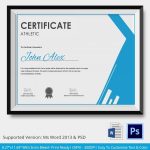 Athletic Certificate – 5+ Word, Psd Format Download | Free & Premium Pertaining To Athletic Certificate Template