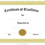Award Certificate Template Free | Template Business With Scholarship Certificate Template Word