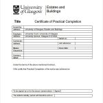 Awesome Construction Certificate Of Completion Template Within Certificate Of Completion Template Construction
