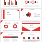 Awesome Simple Red Business Report Ppt Template For Unlimited Download Regarding Simple Business Report Template