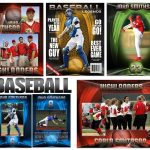 Baseball Heroes Custom Templates | Etsy In Custom Baseball Cards Template