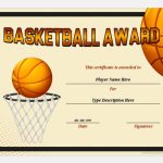 Basketball Award Certificate Templates For Word | Professional pertaining to Sports Award Certificate Template Word