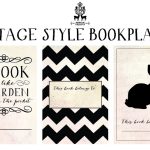 Benign Objects: Piggyback Design: Free Printable Vintage Bookplates For Bookplate Templates For Word