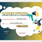 Best Dance Award Certificate Templates | Professional Certificate Templates Intended For Free Certificate Templates For Word 2007
