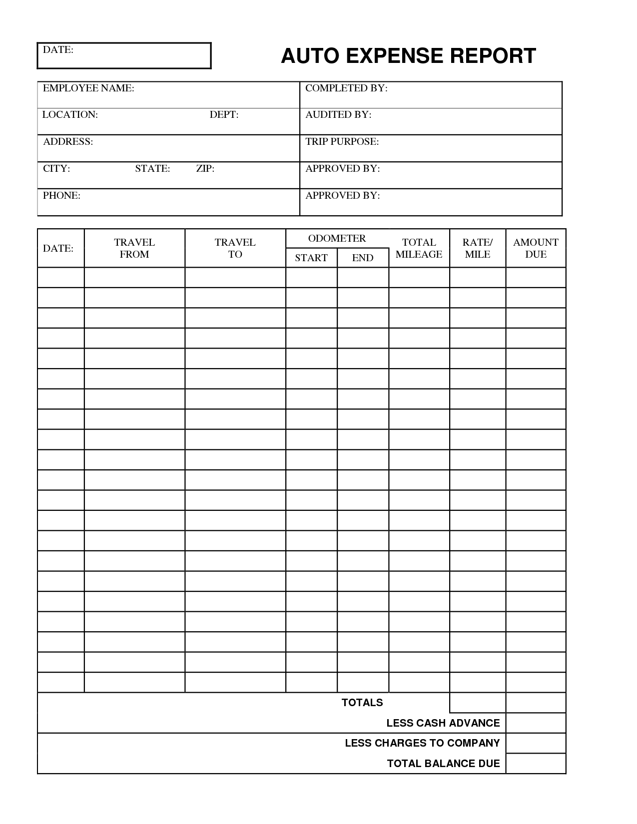 Best Photos Of Office Expense Report Template – Microsoft Expense Throughout Microsoft Word Expense Report Template