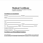 Best Templates: Sick Certificate Template Australia for Australian Doctors Certificate Template