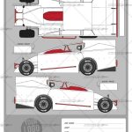 Big Block Modified Template | School Of Racing Graphics within Blank Race Car Templates