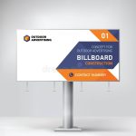 Billboard Banner, Modern Design For Outdoor Advertising, Template For For Outdoor Banner Design Templates
