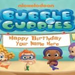 Birthday Banner Personalized 4Ft X2Ft Bubble Guppies | Ebay Pertaining To Bubble Guppies Birthday Banner Template