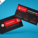 Black Corporate Business Card Psd Template – Psdfreebies Within Free Business Card Templates In Psd Format