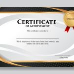 Black Gold Certificate Design Template 2195509 Vector Art At Vecteezy inside Design A Certificate Template