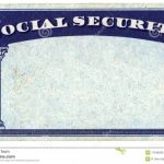 Blank American Social Security Card Stock Photo – Image Of Isolated Within Blank Social Security Card Template