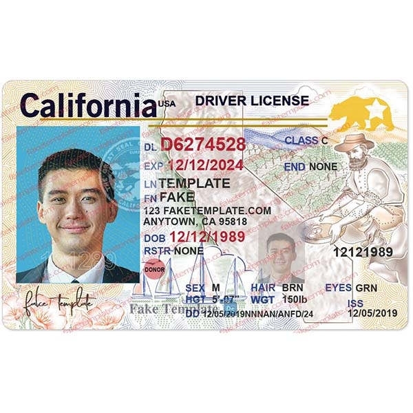 Blank California Drivers License Template – Pormatrix Pertaining To Blank Drivers License Template