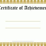 Blank Certificates With Free Printable Blank Award Certificate Templates