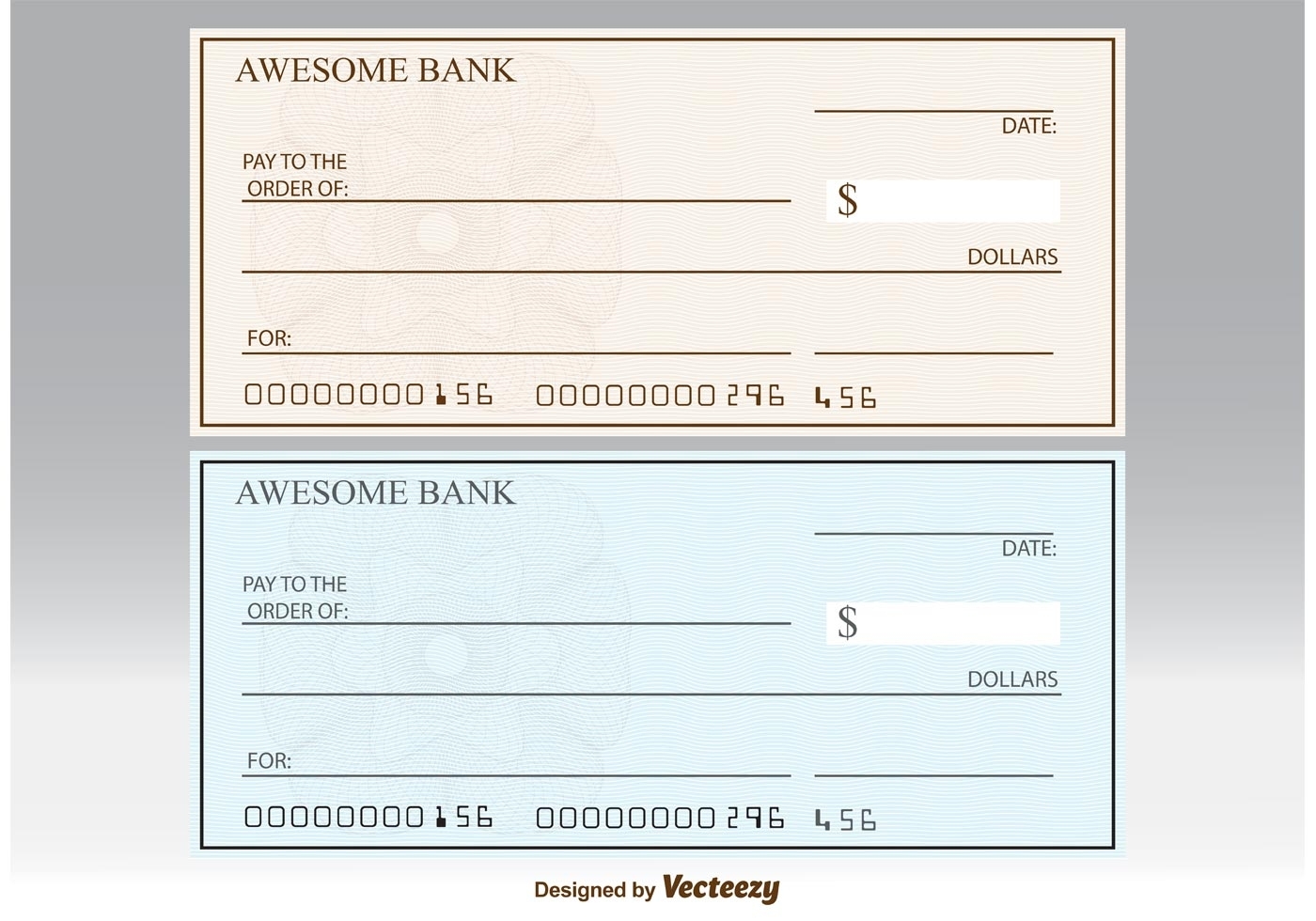 Blank Check Vectors - Download Free Vector Art, Stock Graphics & Images Intended For Blank Cheque Template Uk