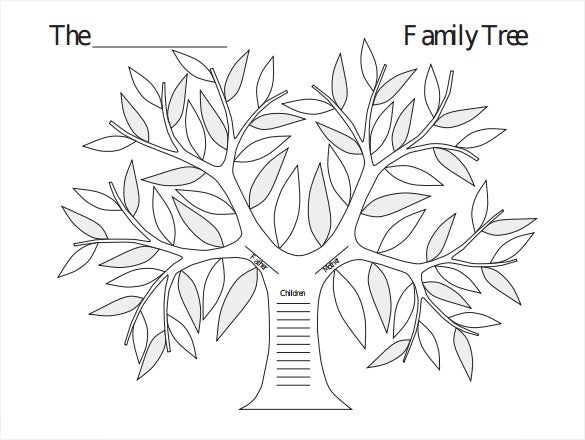 Blank Family Tree Template – 32+ Free Word, Pdf Documents Download Within Blank Tree Diagram Template