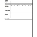 Blank Lesson Plan Template – 16+ Free Pdf, Excel, Word, Google Drive Within Blank Unit Lesson Plan Template