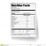 Blank Nutrition Facts Label Template Word Doc / Nutrition Facts Food With Regard To Food Label Template Word