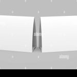 Blank Paper Tent Template, White Tent Cards Set With Empty Space In 3D Within Blank Tent Card Template