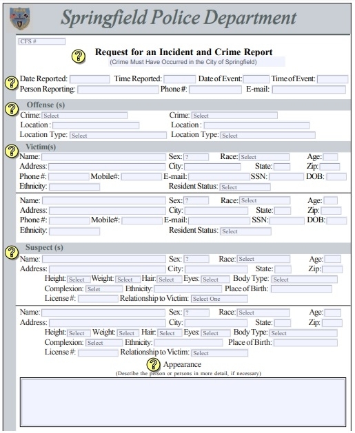 Blank Police Report Templates - 5+ Best Free Examples - Excel Tmp Intended For Police Incident Report Template