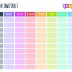Blank Revision Timetable Template | Best Creative Template Ideas Regarding Blank Revision Timetable Template