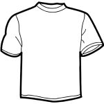 Blank T Shirt Template For Colouring - Clipart Best with regard to Printable Blank Tshirt Template
