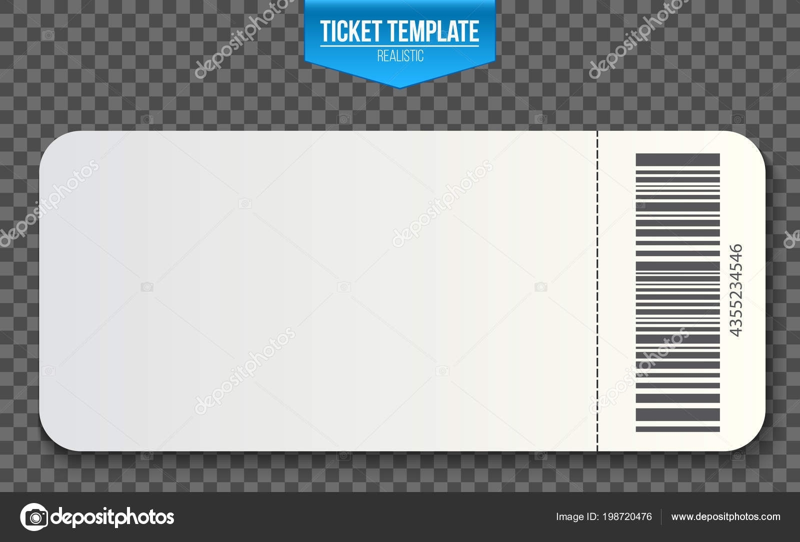 Blank Train Ticket Template Intended For Blank Train Ticket Template
