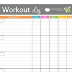 Blank Training Calendar : Free Calendar Template With Blank Workout Schedule Template