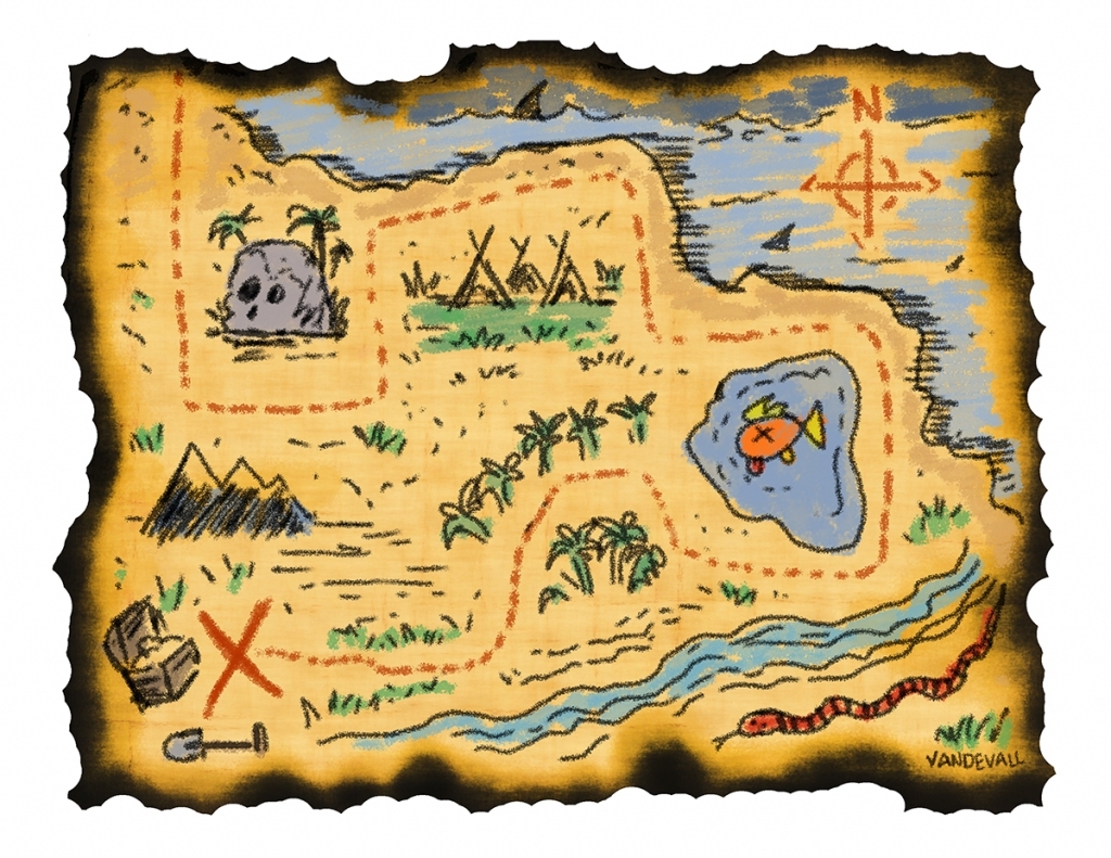 Blank Treasure Map Printable – Printable Maps Regarding Blank Pirate Map Template
