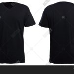 Blank V Neck Shirt Image & Photo (Free Trial) | Bigstock With Blank V Neck T Shirt Template