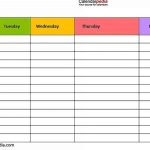 Blank Workout Schedule Template – Culturopedia Within Blank Workout Schedule Template
