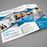 Blue Corporate Tri Fold Brochure Template Free Psd – Graphicsfamily Intended For 3 Fold Brochure Template Free Download