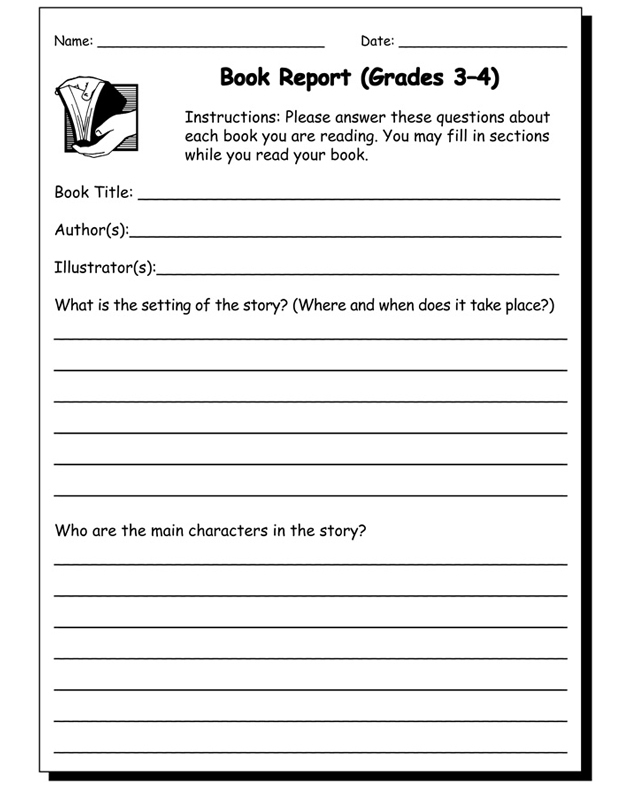 Book Report 3 & 4 View - Free Book Report Worksheet - Jumpstart Throughout Mobile Book Report Template